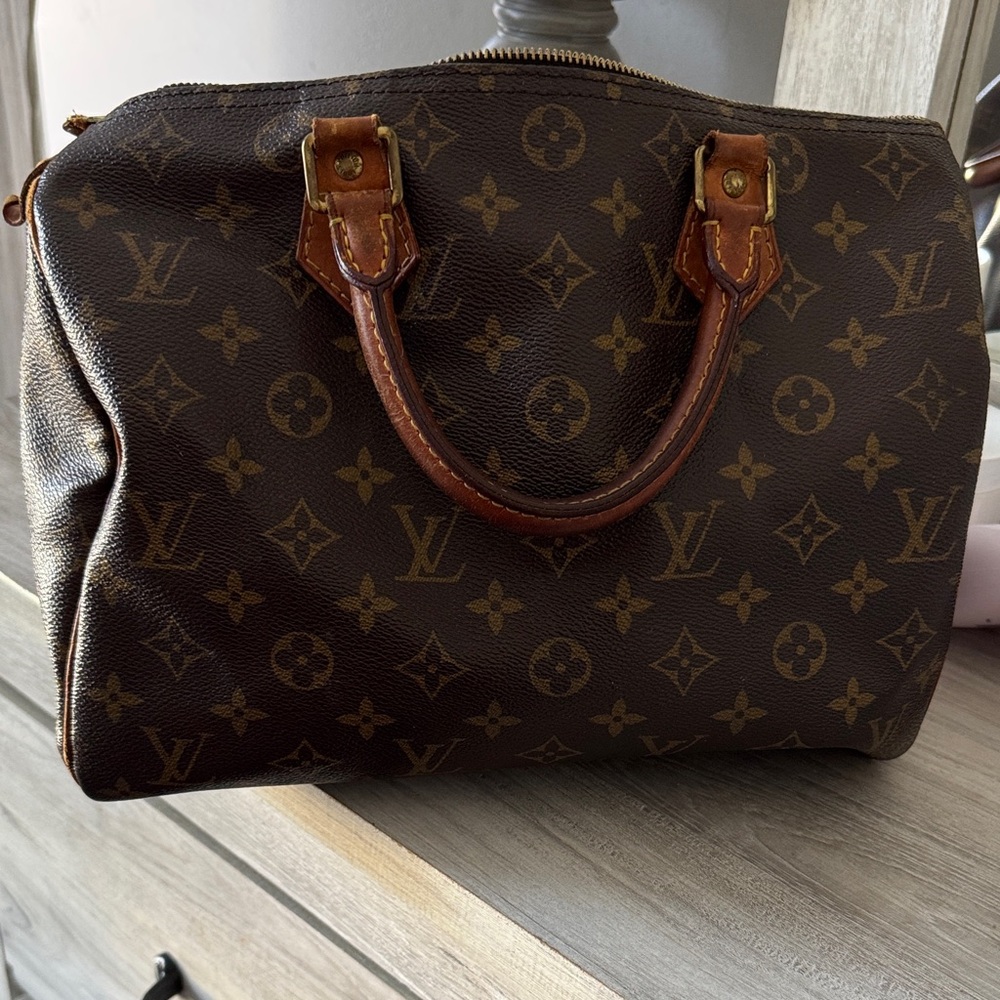 Louis Vuitton Dark Brown Monogram Satchel